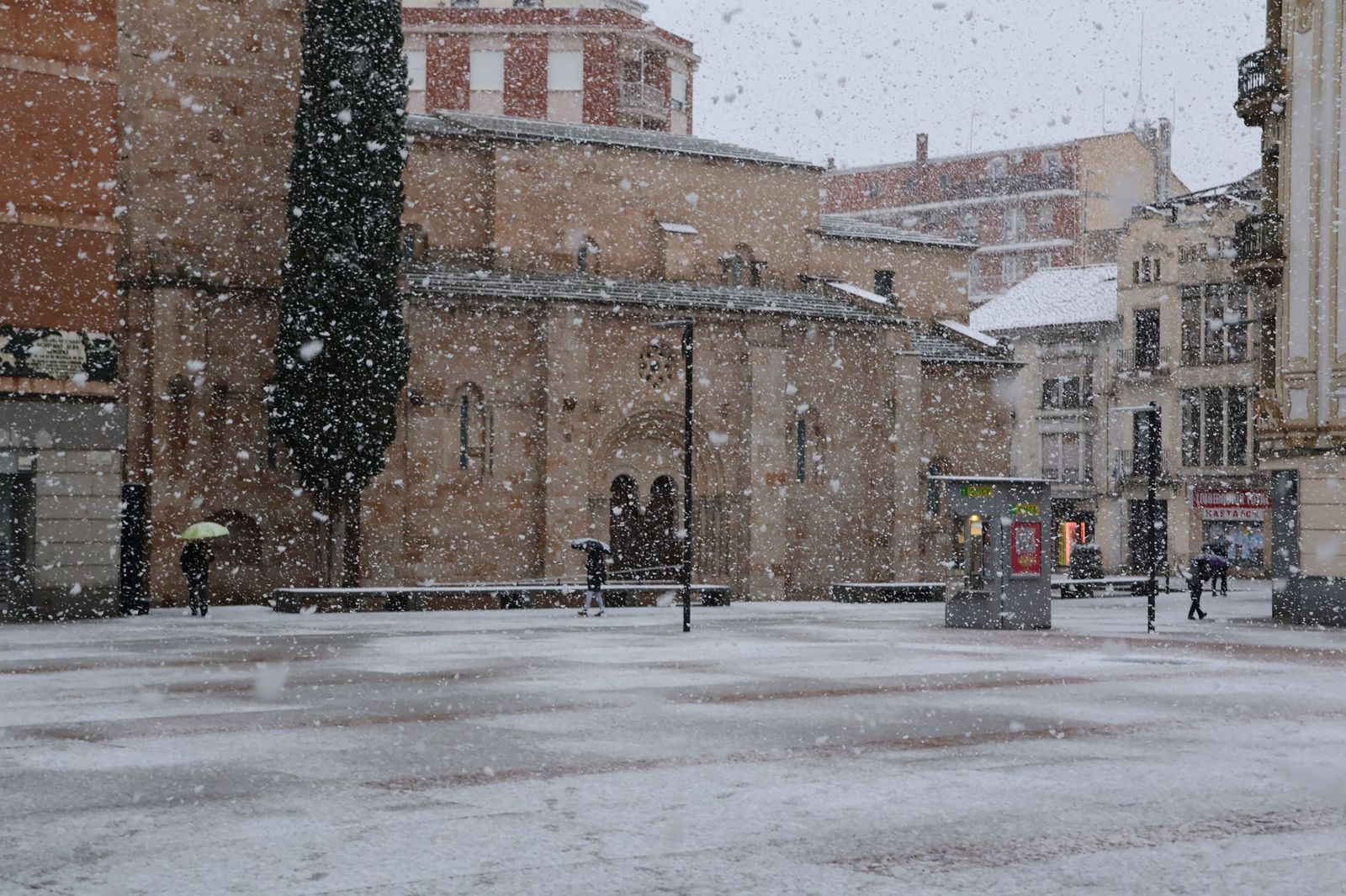 GALERÍA | Nieve en Zamora capital este miércoles