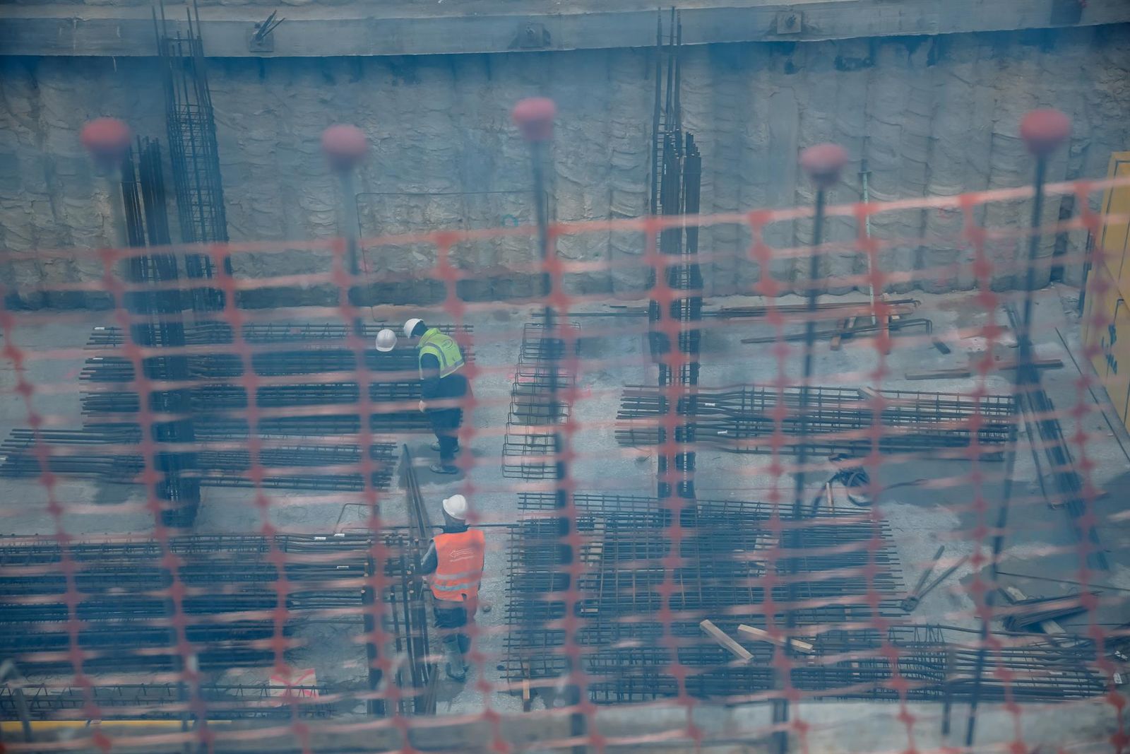 Trabajadores de la construcción. EP
