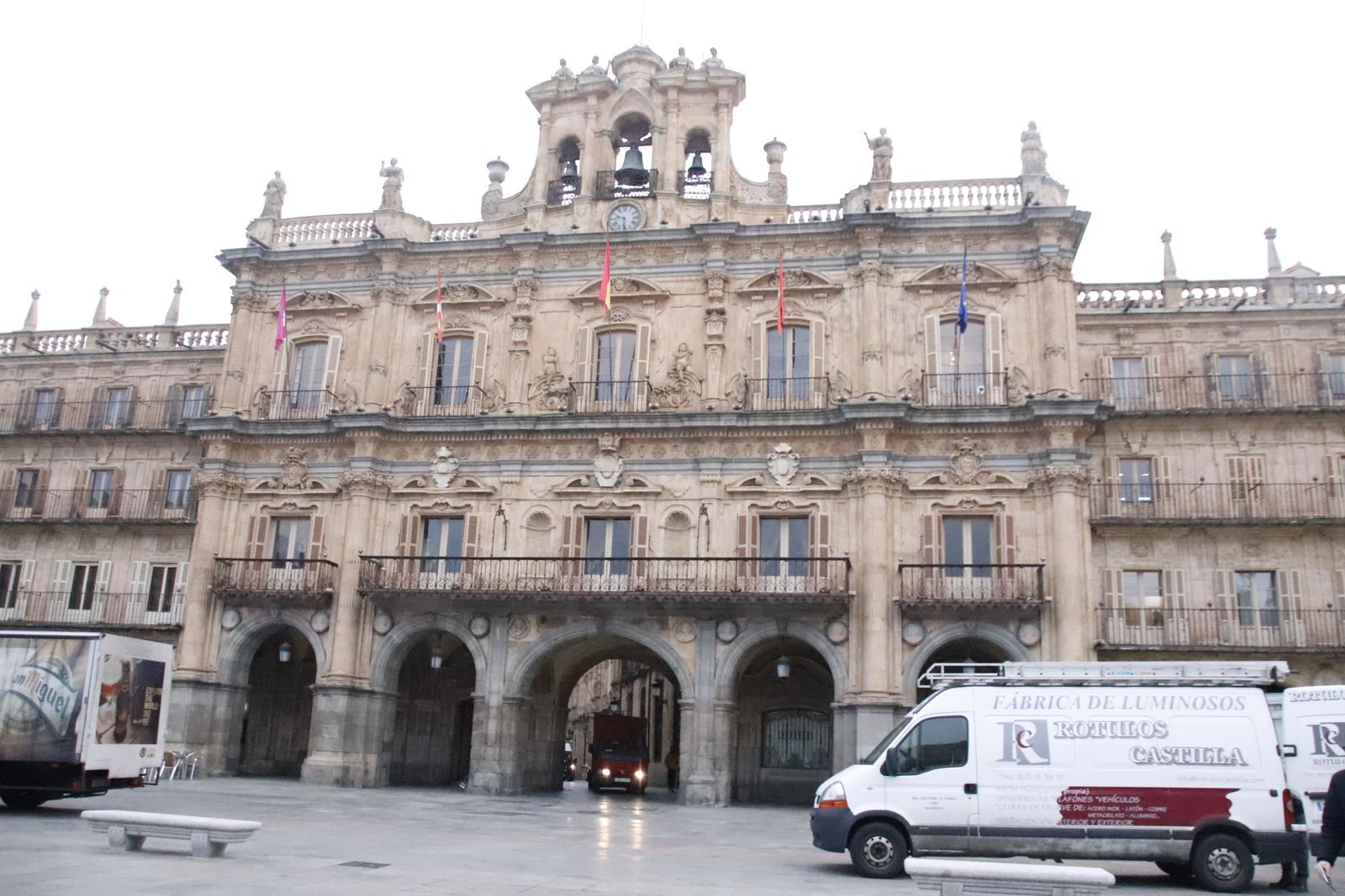 Fachada ayuntamiento Salamanca. Foto de archivo