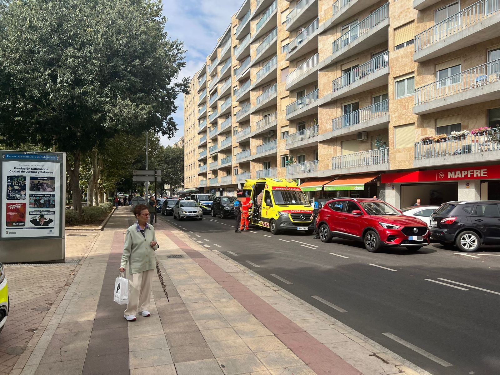 Herido un hombre en un atropello registrado en la avenida de los Comuneros