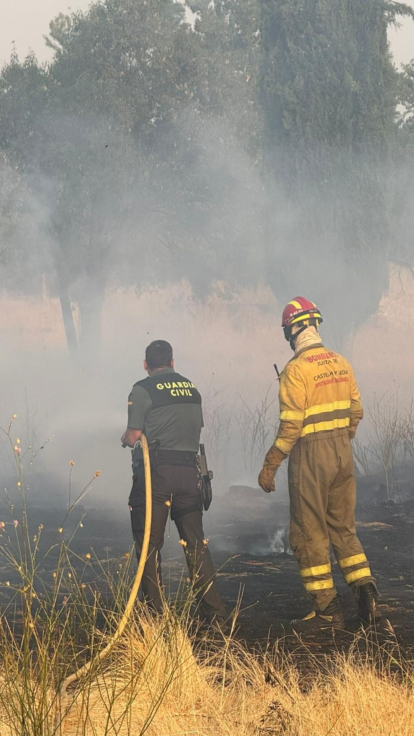 Incendio en Cabrerizos