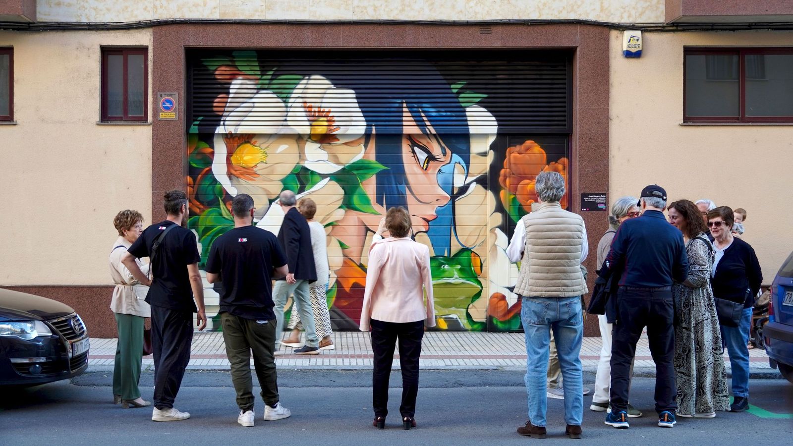 Imagen ganadora del concurso de fotografía galería urbana del barrio del Oeste