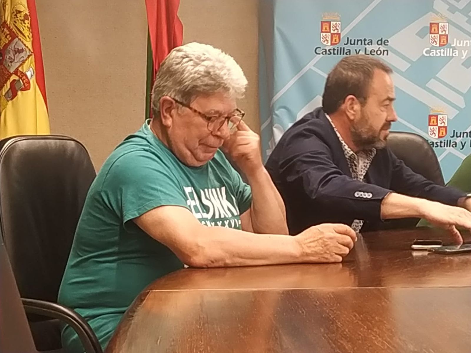 El alcalde de Ferreras de Arriba, Gregorio San Pedro