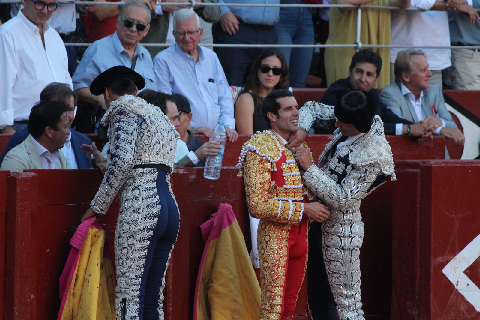 Emilio de Justo después de indultar a 'Buenasuerte'