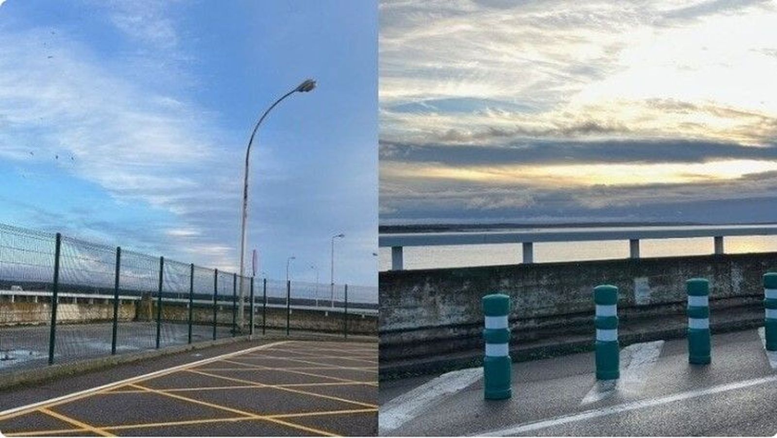 Bolardos y vallas en la Presa de Almendra. Imagen AECT Duero Douro