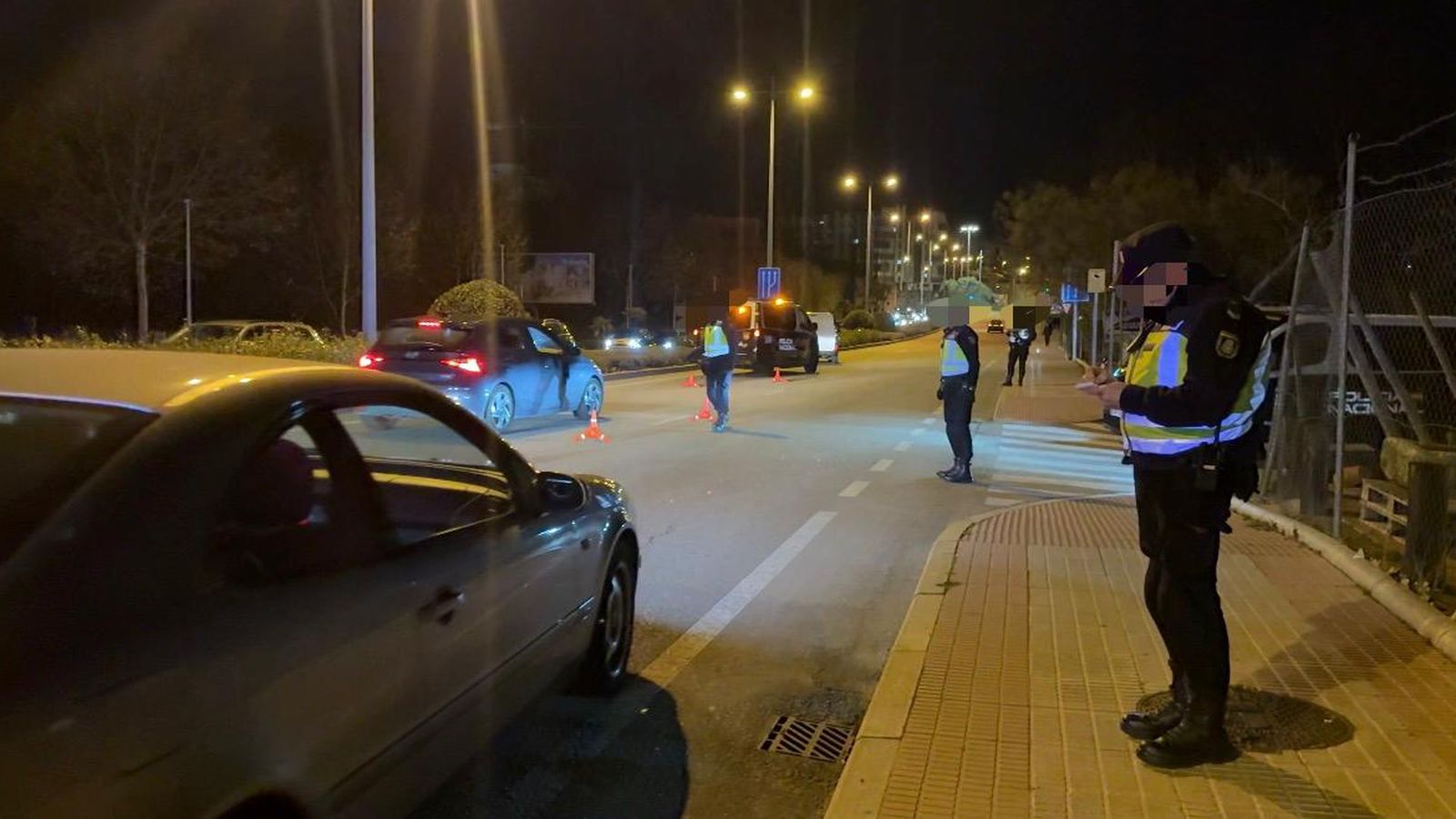 Control de la Policía Nacional por el Fin de Universitario