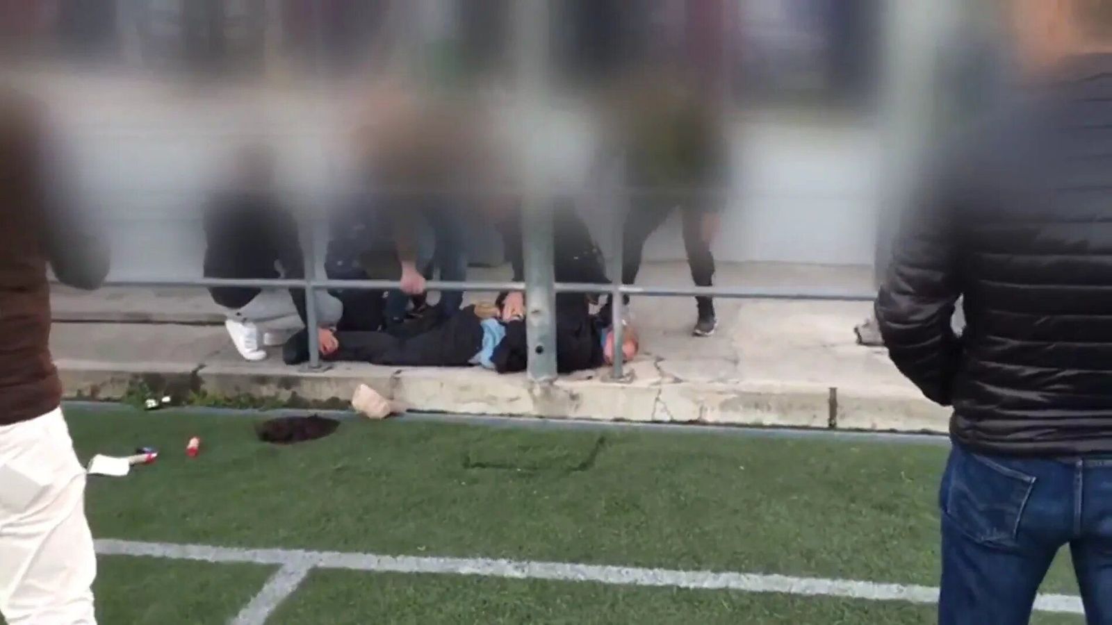Detenida con arma de fuego en un partido de infantiles   Foto Antena 3 Noticias