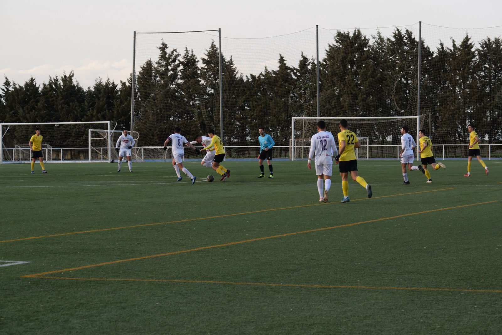 Duelo entre el Peñaranda y el Mojados | Foto: Miguel Navarro