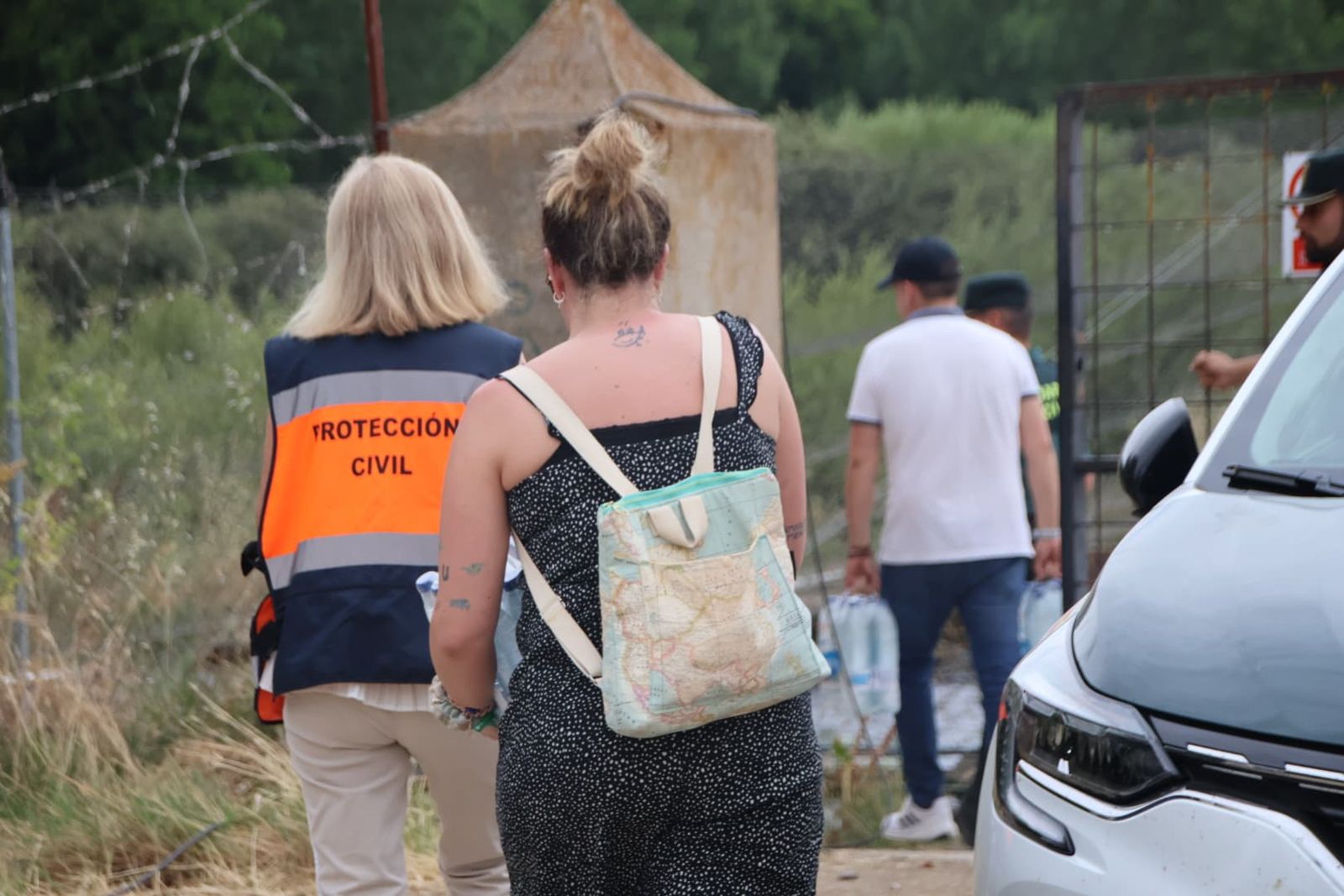 Operativo de búsqueda desplegado en Alba de Tormes para dar con el paradero del menor desaparecido en el río