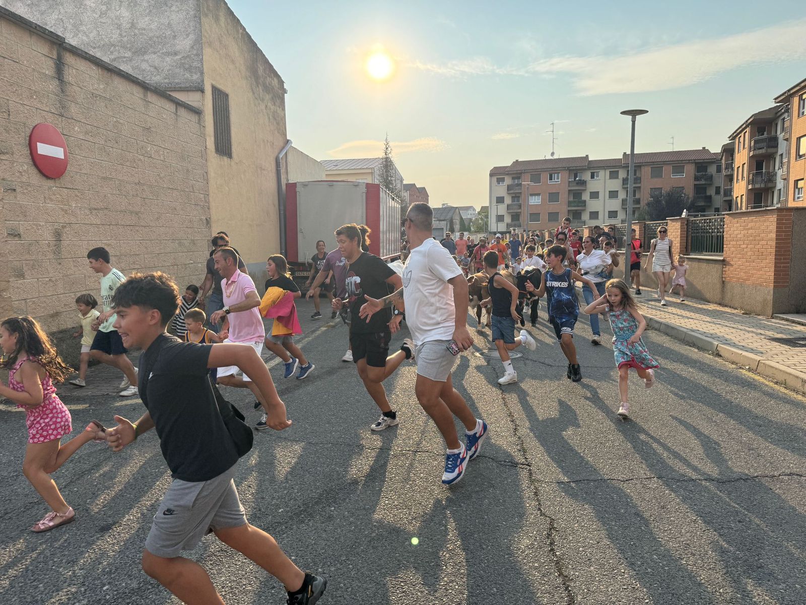 Encierro infantil de Mini Bueyes en Guijuelo durante sus fiestas 2025