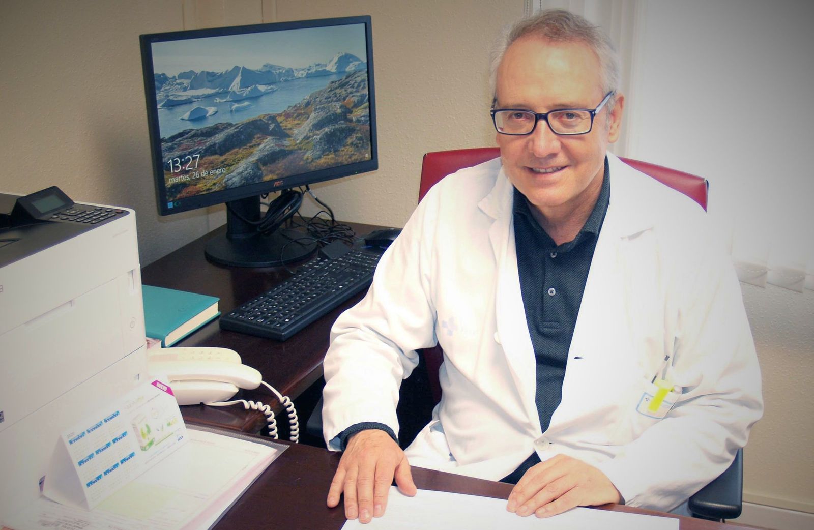 El doctor Francisco Gómez Veiga, jefe del Servicio de Urología del Complejo Asistencial de Salamanca