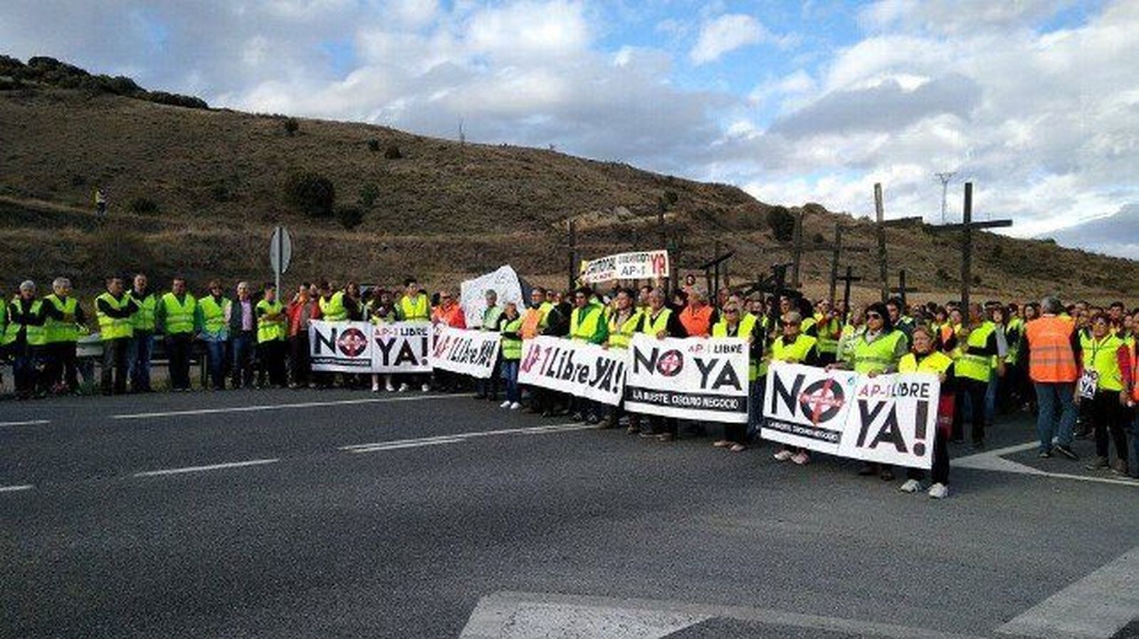 La Plataforma por la N-1 exige a los políticos soluciones para evitar más muertes