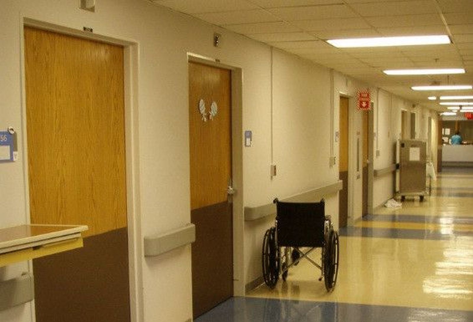 Pasillo de un hospital