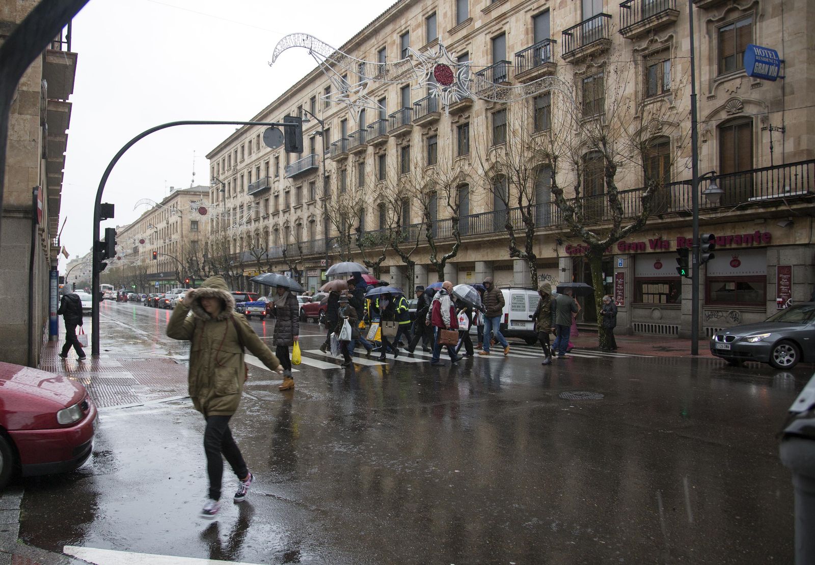 Lluvia en Salamanca.  ICAL