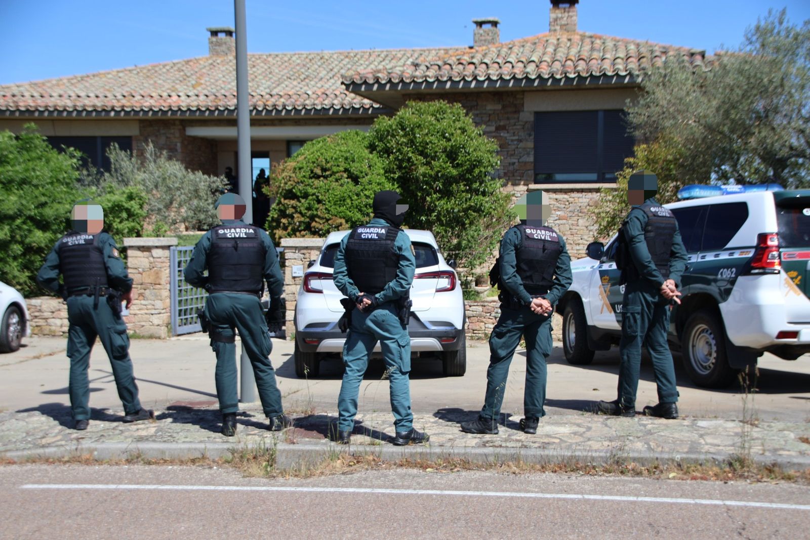 Registran un chalet de grandes dimensiones propiedad de José Luis Pascual en Trabanca