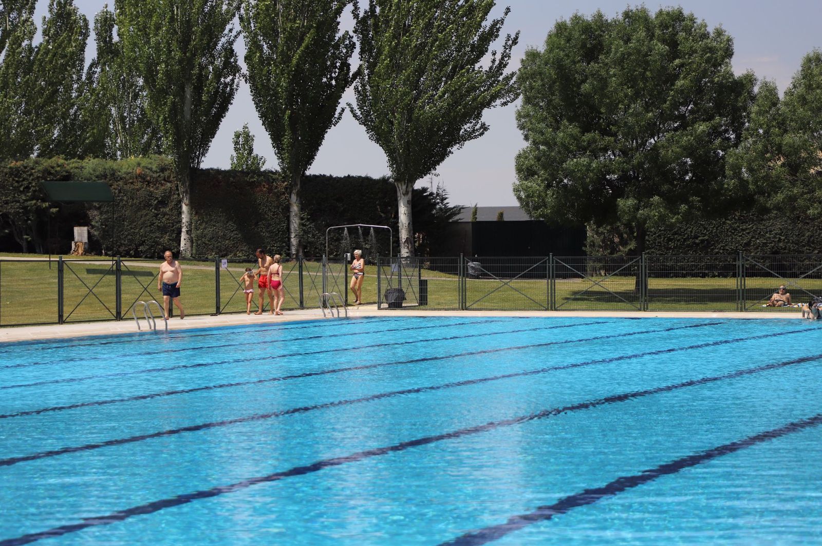 Piscinas de Salamanca. Foto de archivo