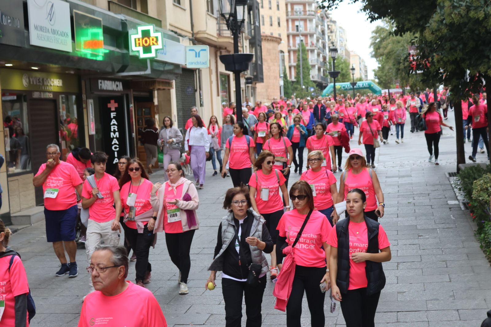 La marcha contra el cáncer vuelve a Salamanca un año más