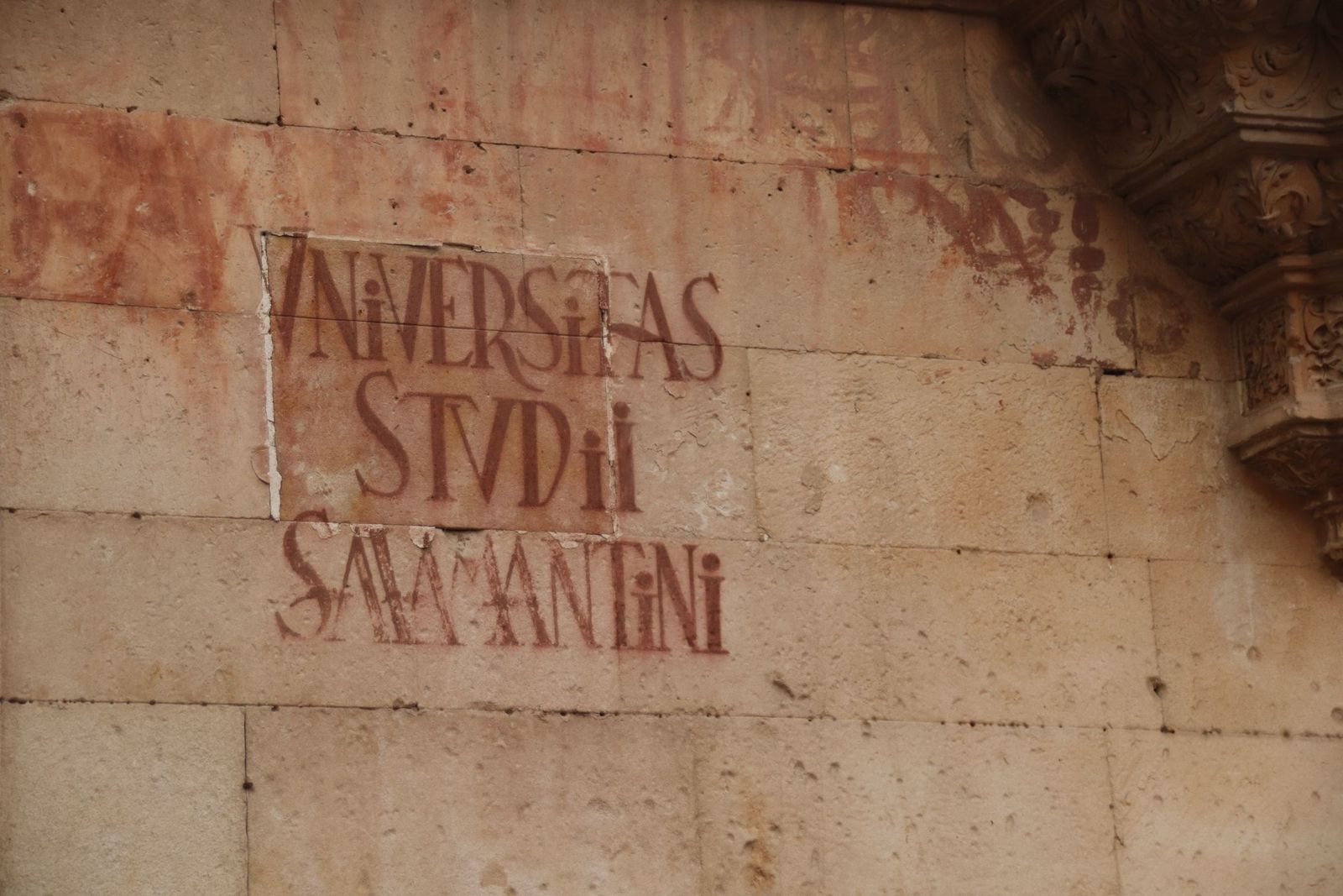 Fachada de la universidad de Salamanca Fachada de la universidad de Salamanca