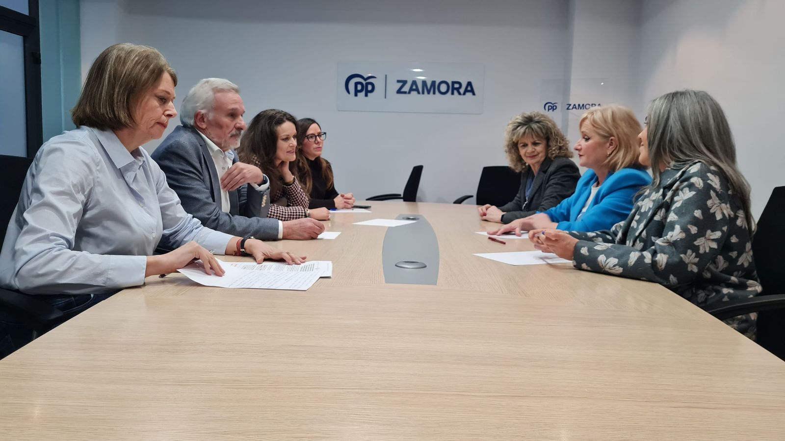 Los candidatos del PP por Zamora se reúnen con los colegios profesionales de Médicos, de Enfermería, de Farmacéuticos y de Veterinarios