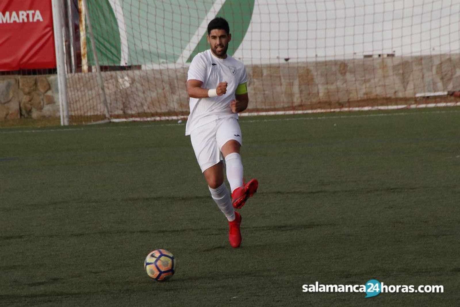 Ángel Martínez, en un partido en el Alfonso San Casto.