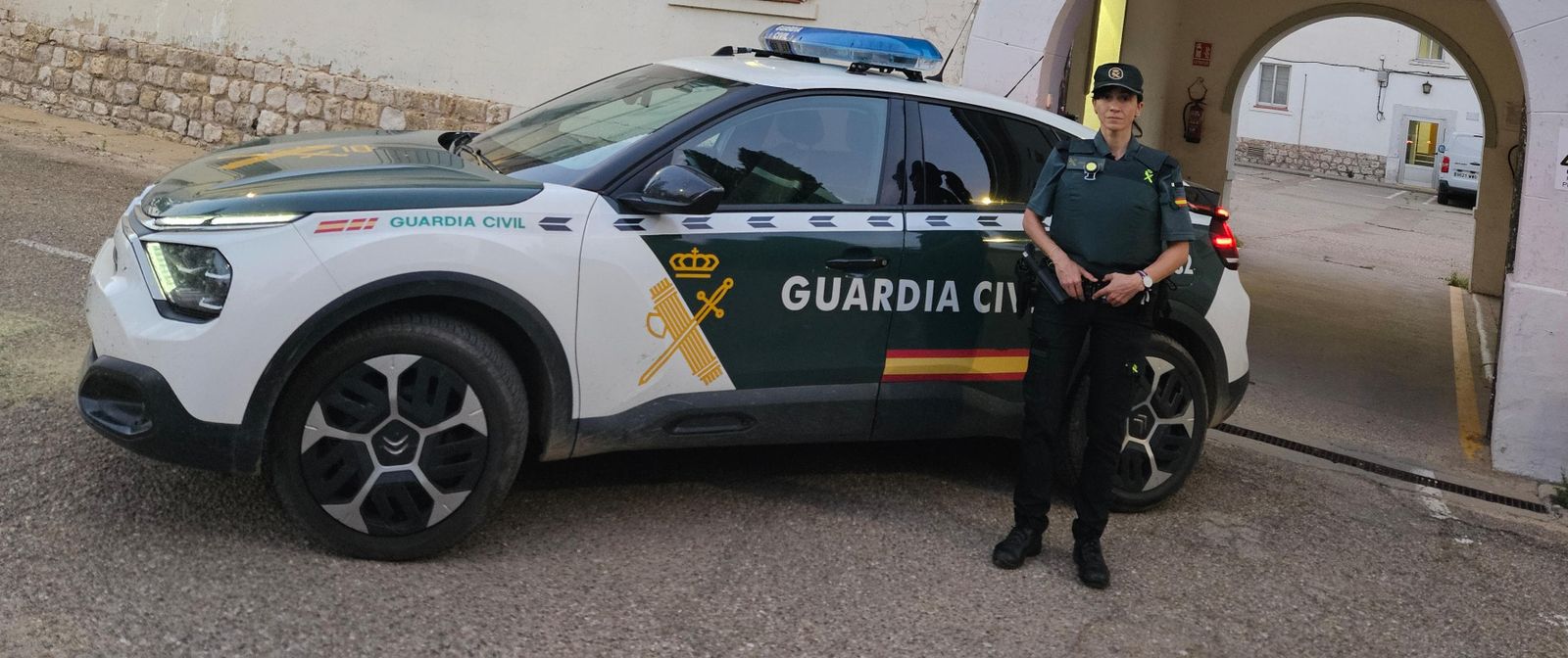 La agente zamorana de la Guardia Civil Laura Barriga