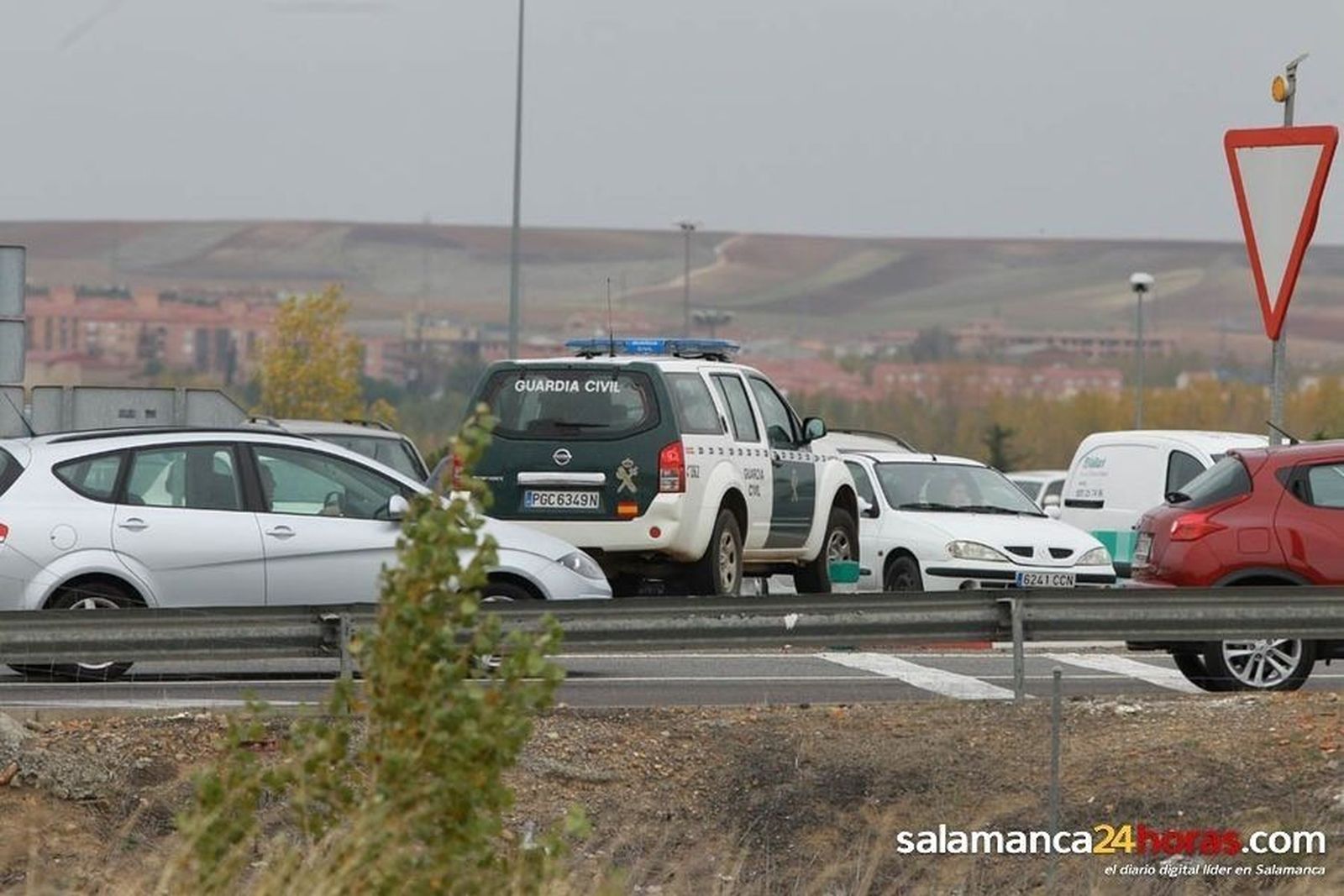 Dos detenidos en Aldeatejada con un galgo robado en una nave agrícola de un pueblo de Ávila
