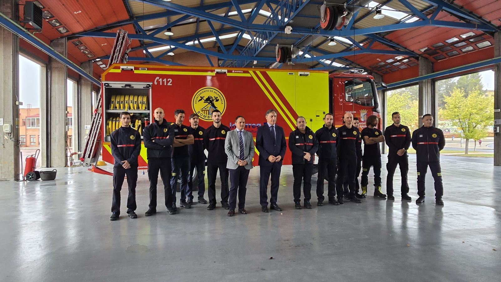 Presentación del nuevo vehículo nodriza del Servicio de Prevención, Extinción de Incendios y Salvamento