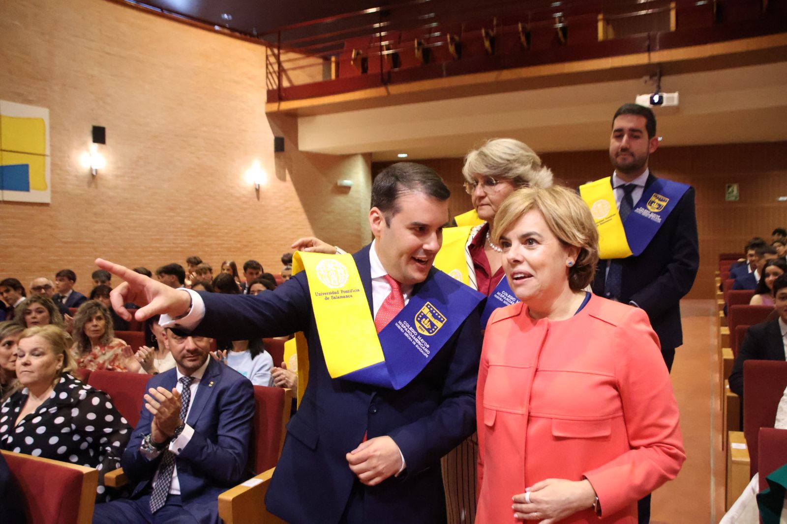 Clausura del curso 2025-2026 del Colegio Mayor Hispanoamericano Nuestra Señora de Guadalupe con la conferencia de Soraya Sáenz de Santamaría