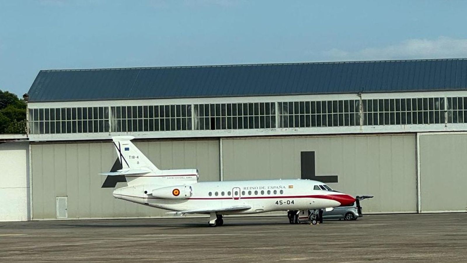 Imagen del Falcon de Pedro Sánchez