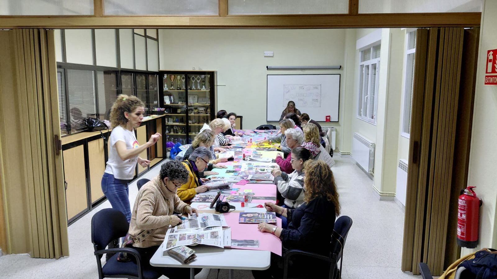 Usuarias del Centro Cultural de Sordos de Salamanca