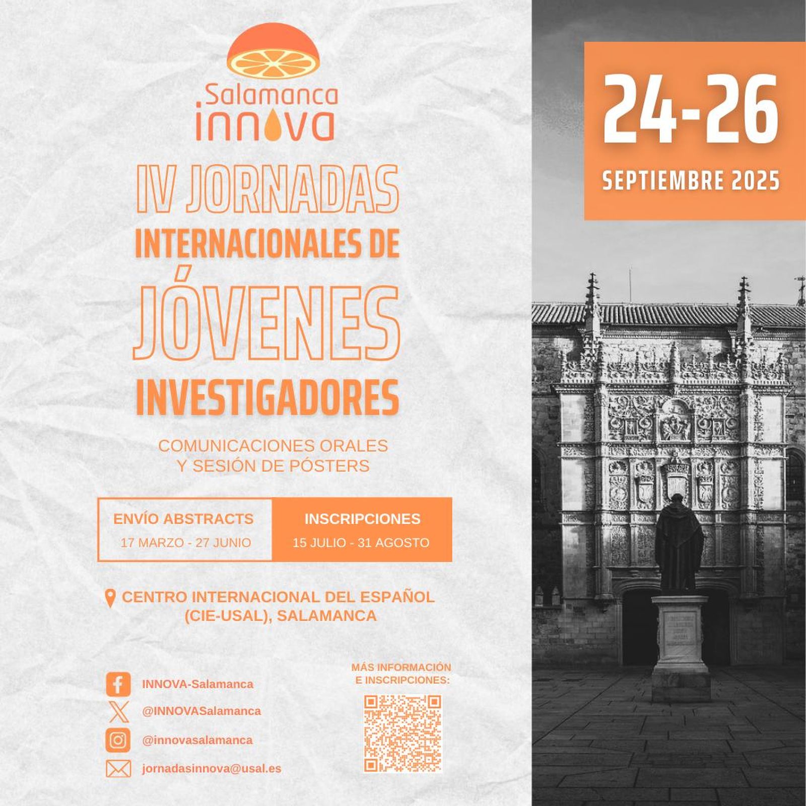 Post IV Jornadas Jóvenes Investigadores INNOVA