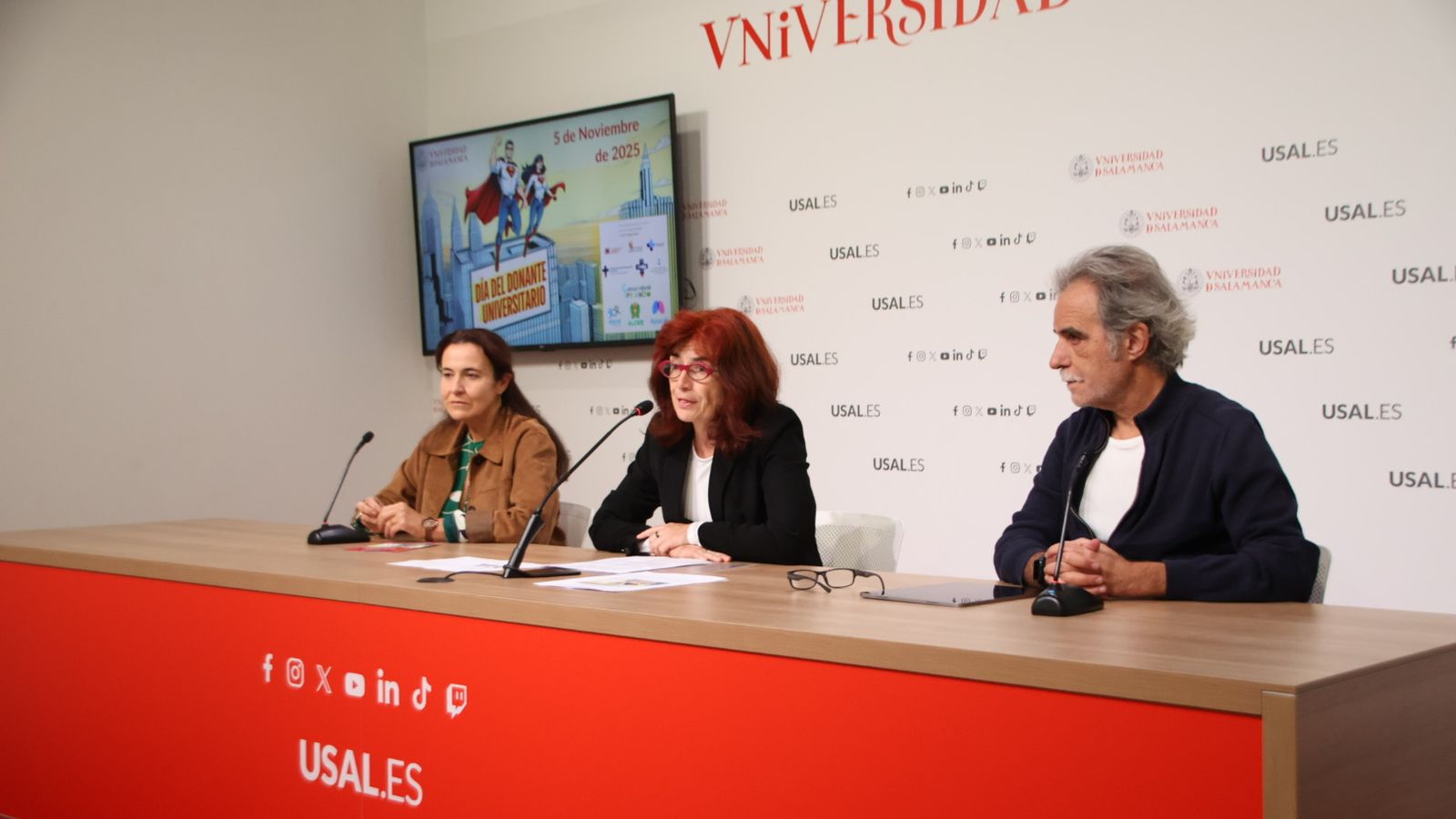 La vicerrectora de Estudiantes presenta las actividades del ‘Día del donante universitario’