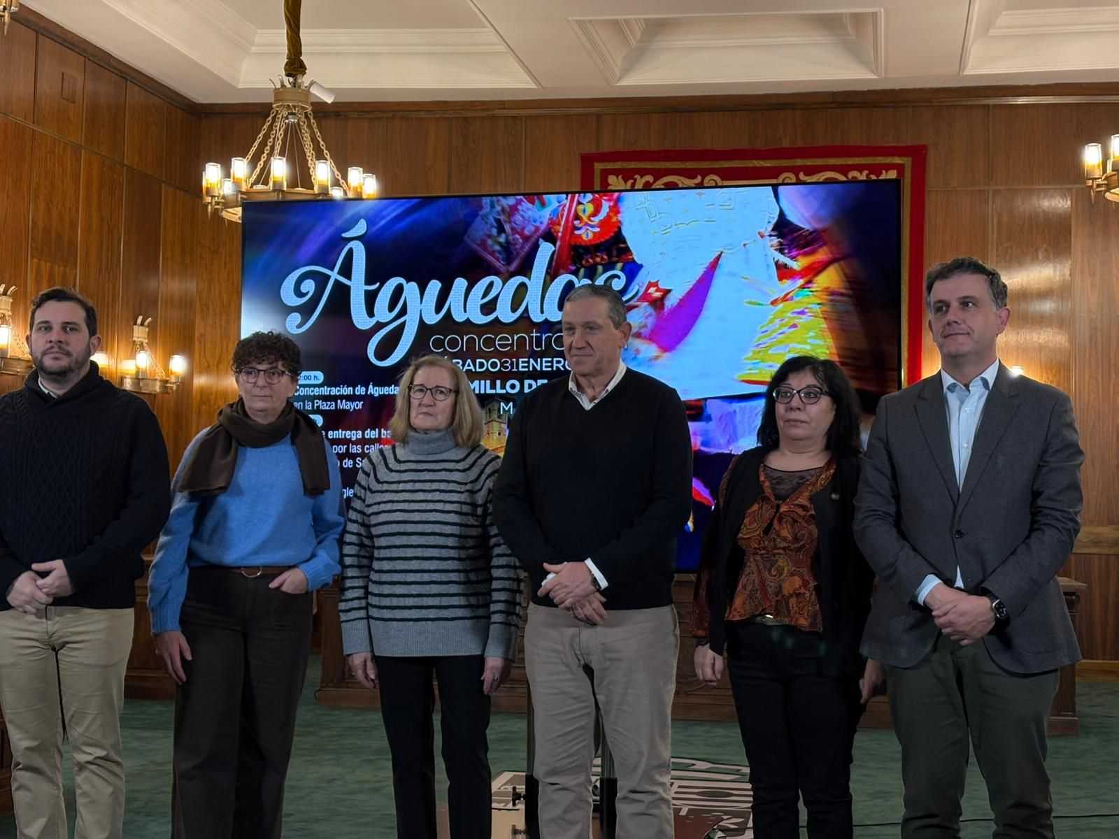 Un instante de la rueda de prensa