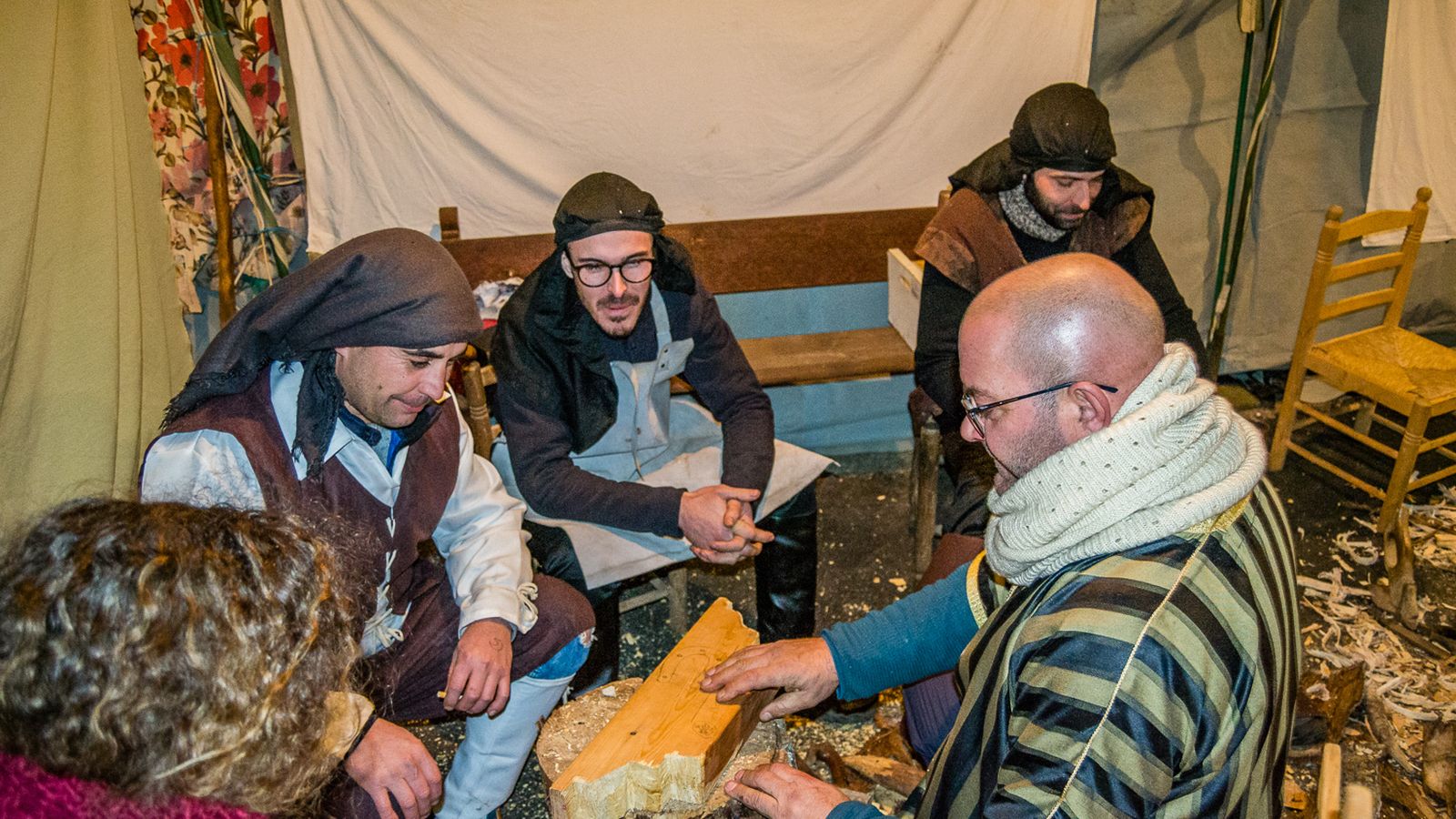 Imagen del Belén Viviente de Tábara