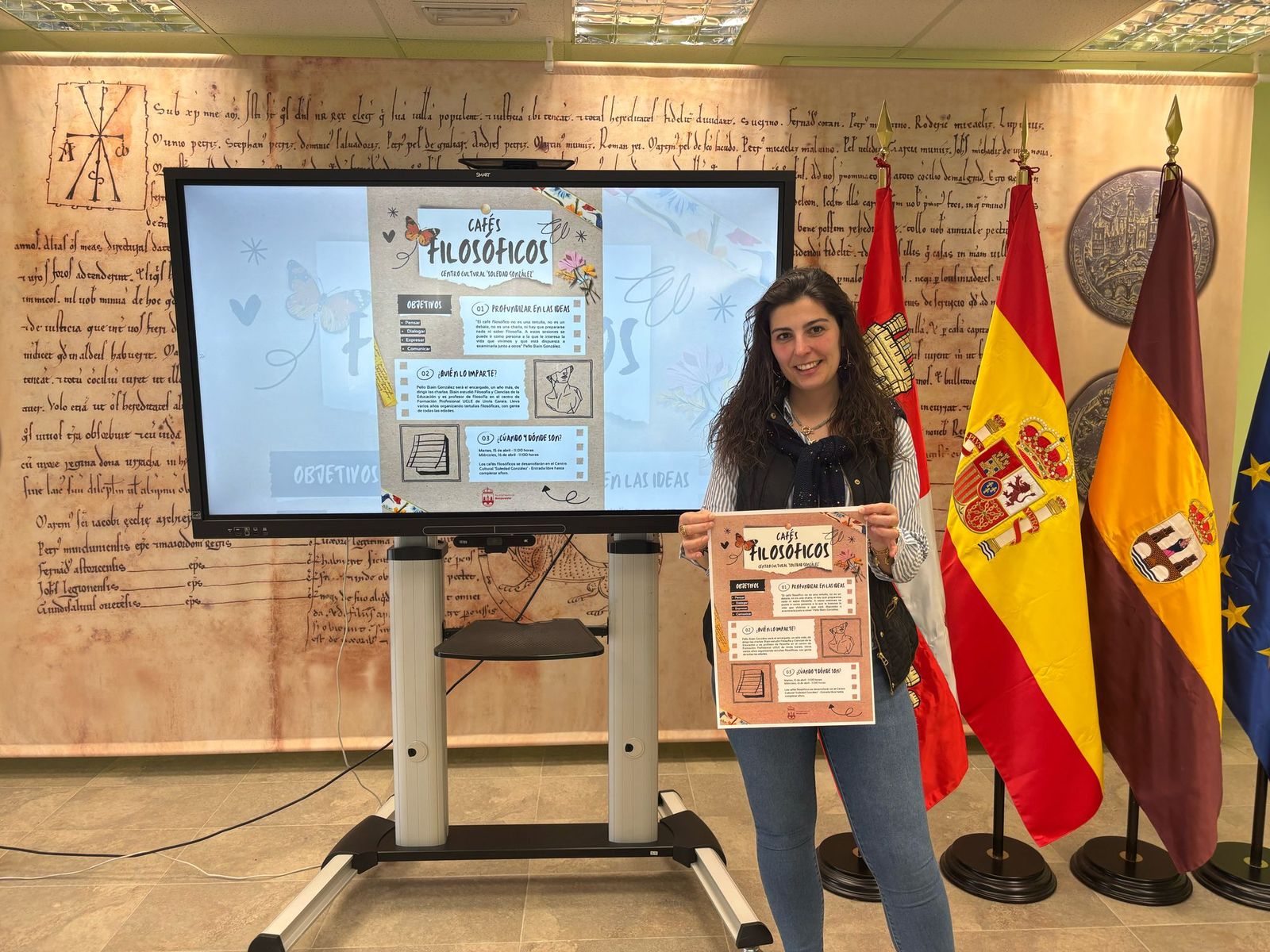 La biblioteca municipal de Benavente acoge un nuevo ciclo de los ‘Cafés filosóficos’