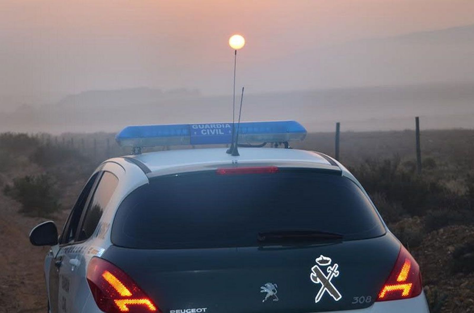 Guardia civil niebla