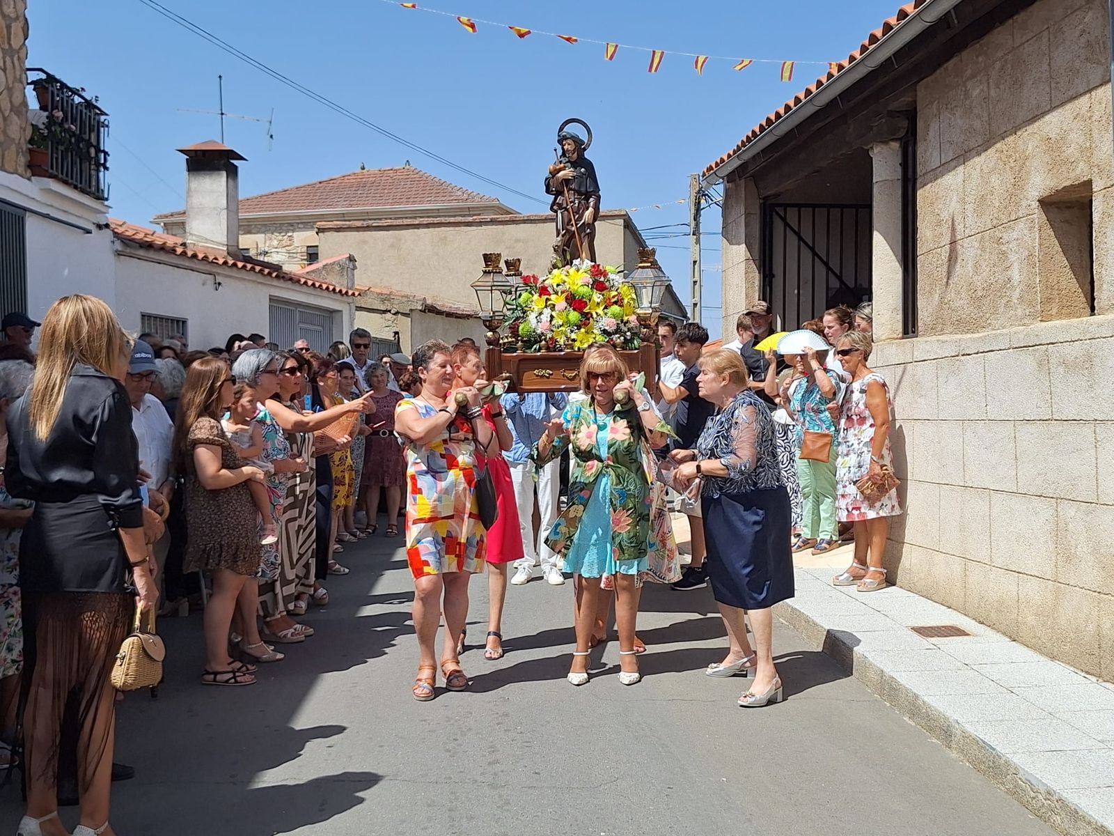 Valdelosa misa y procesión de San Roque