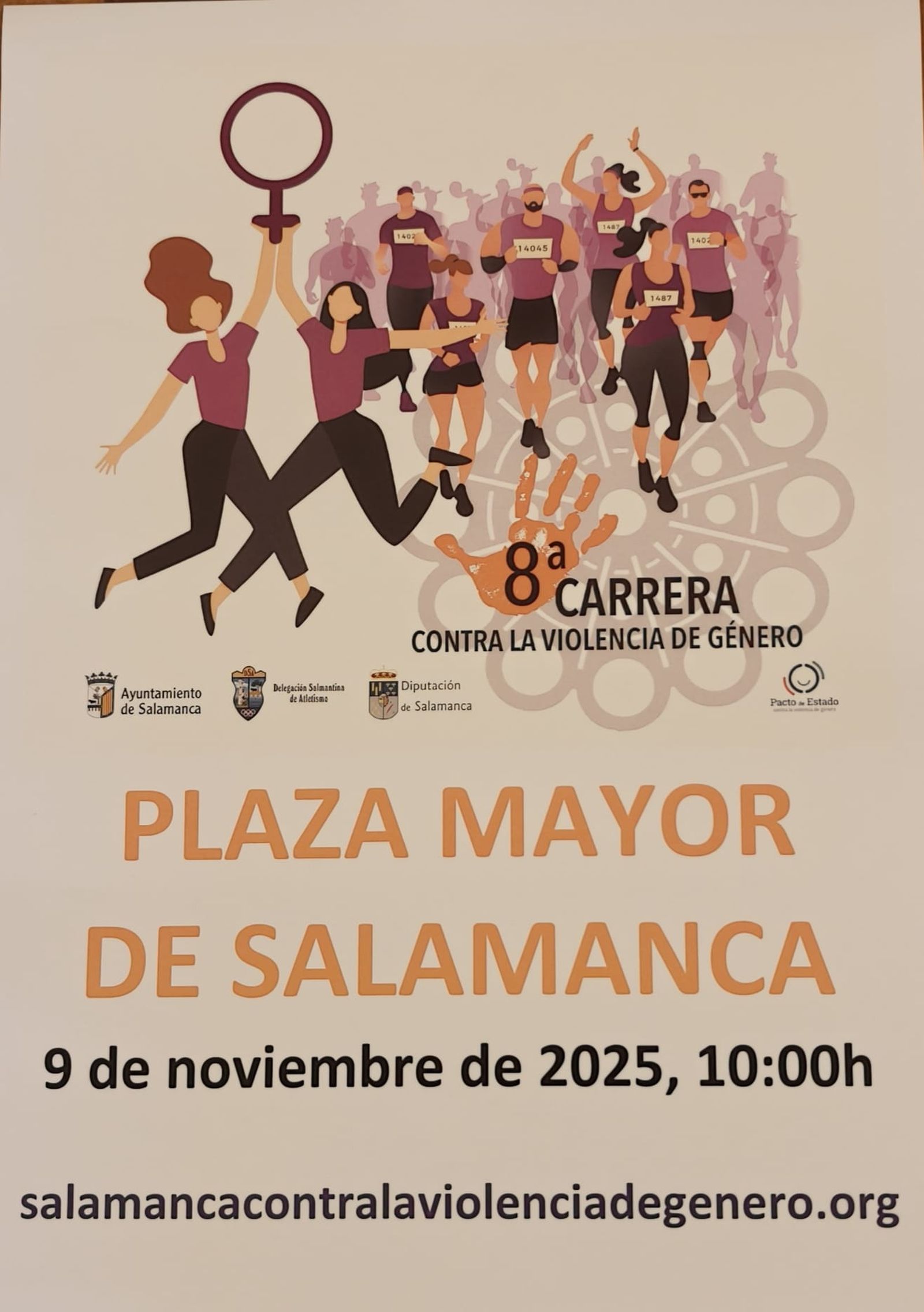 Cartel de la Octava Carrera de la Violencia de Género