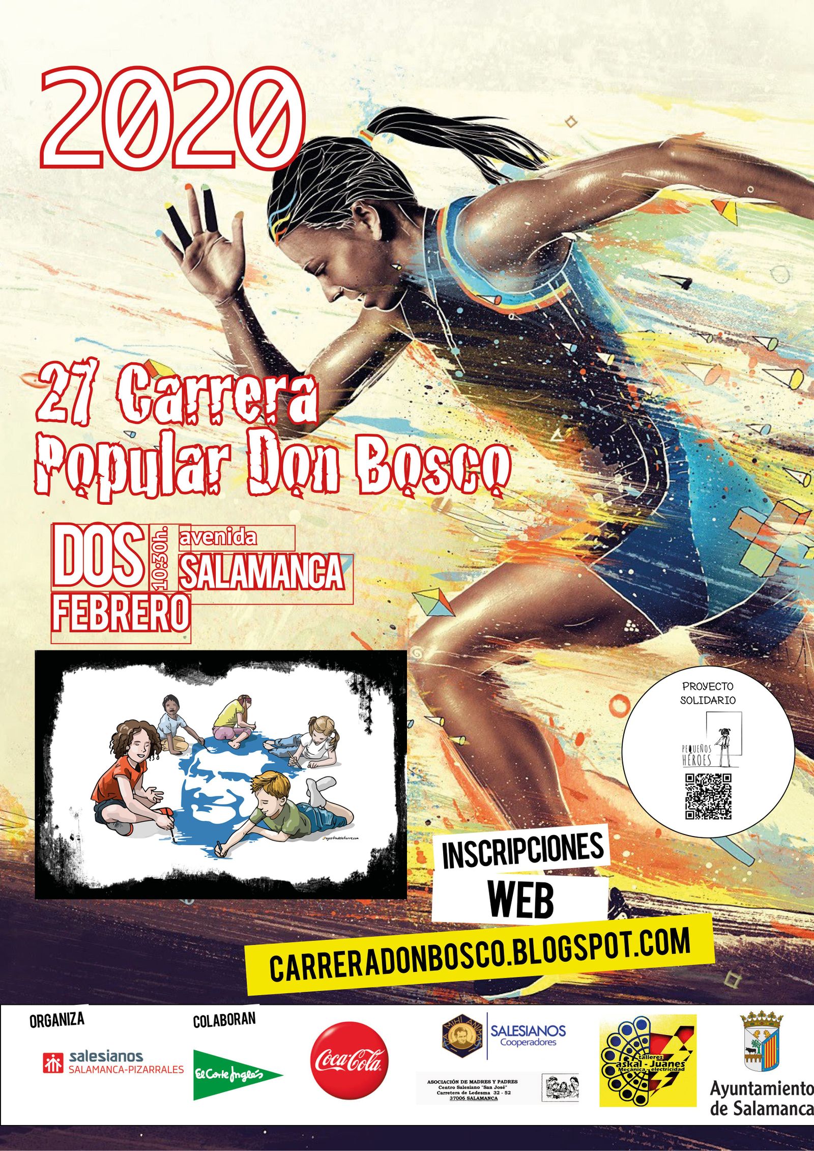 Cartel Carrera popular 2020