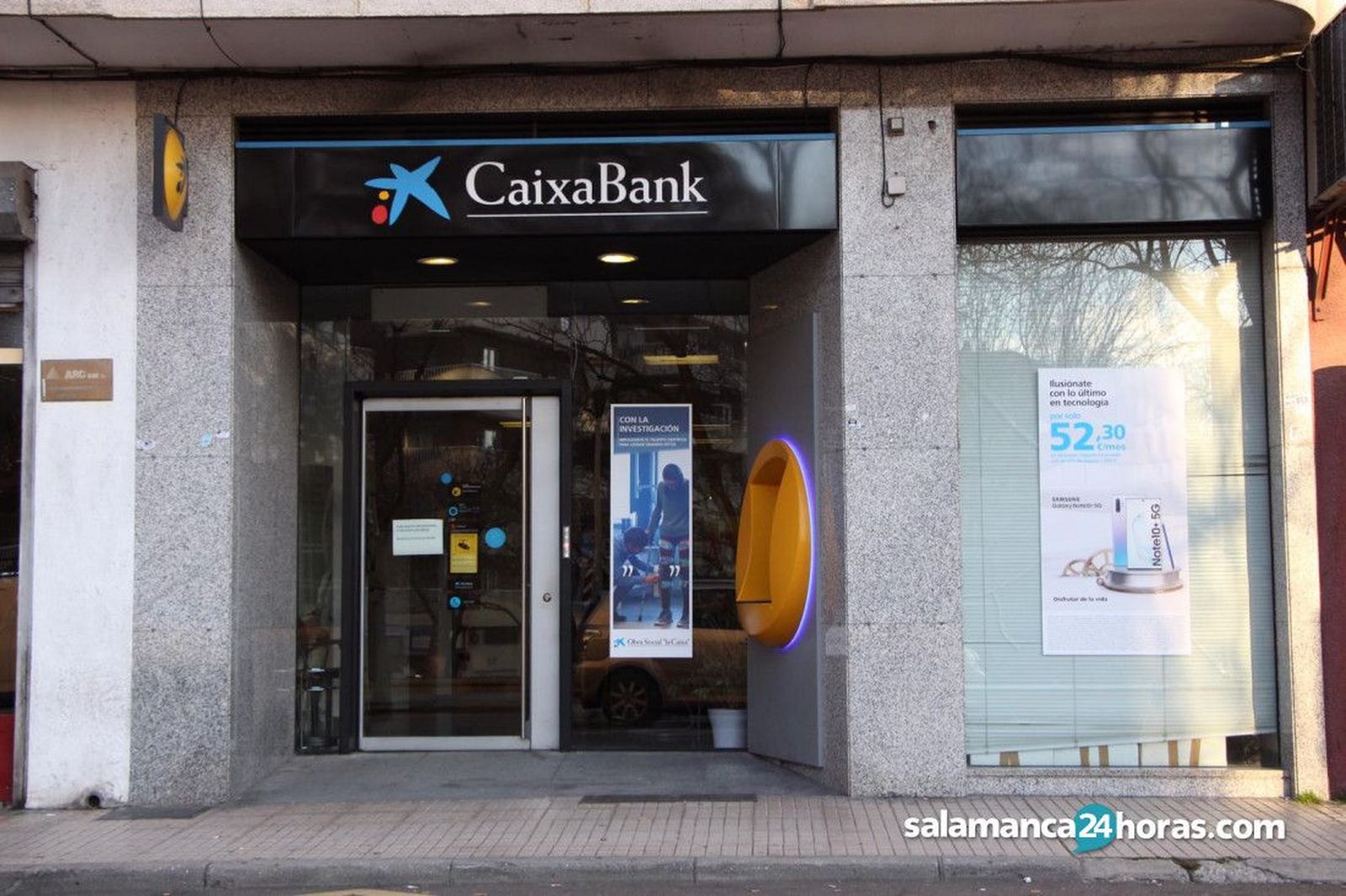 CaixaBank dejará en la calle al 25% de sus trabajadores en Salamanca