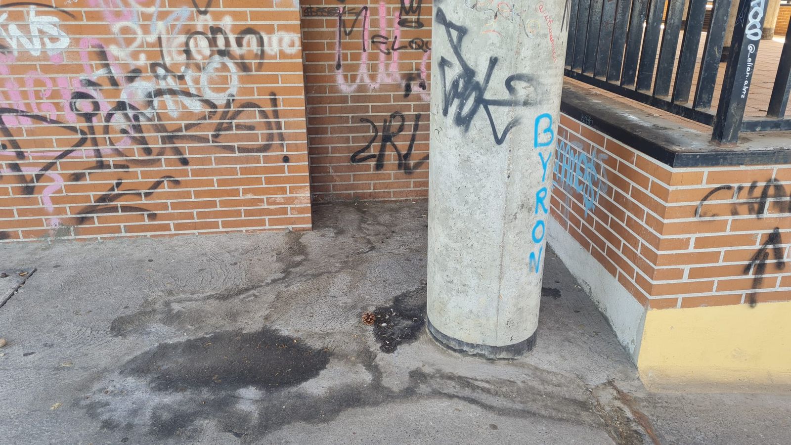 Actos vandálicos en La Vaguada