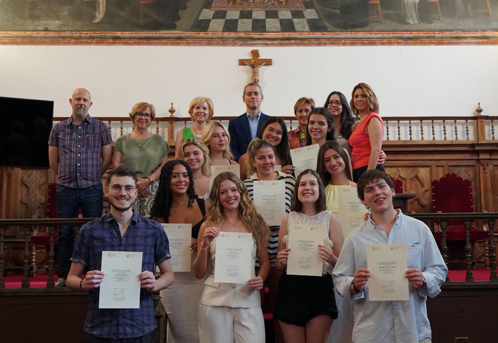 La UPSA despide a los alumnos de Florida International University, Napa Valley College y del Curso de Formación de Profesores E.L.E.