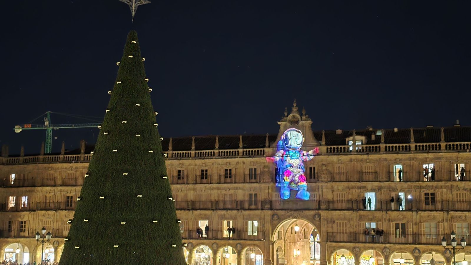 Encendido luces de Navidad en la Plaza Mayor
