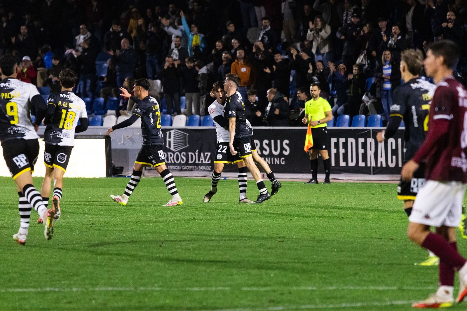 Partido entre Unionistas y Pontevedra en el Reina Sofía