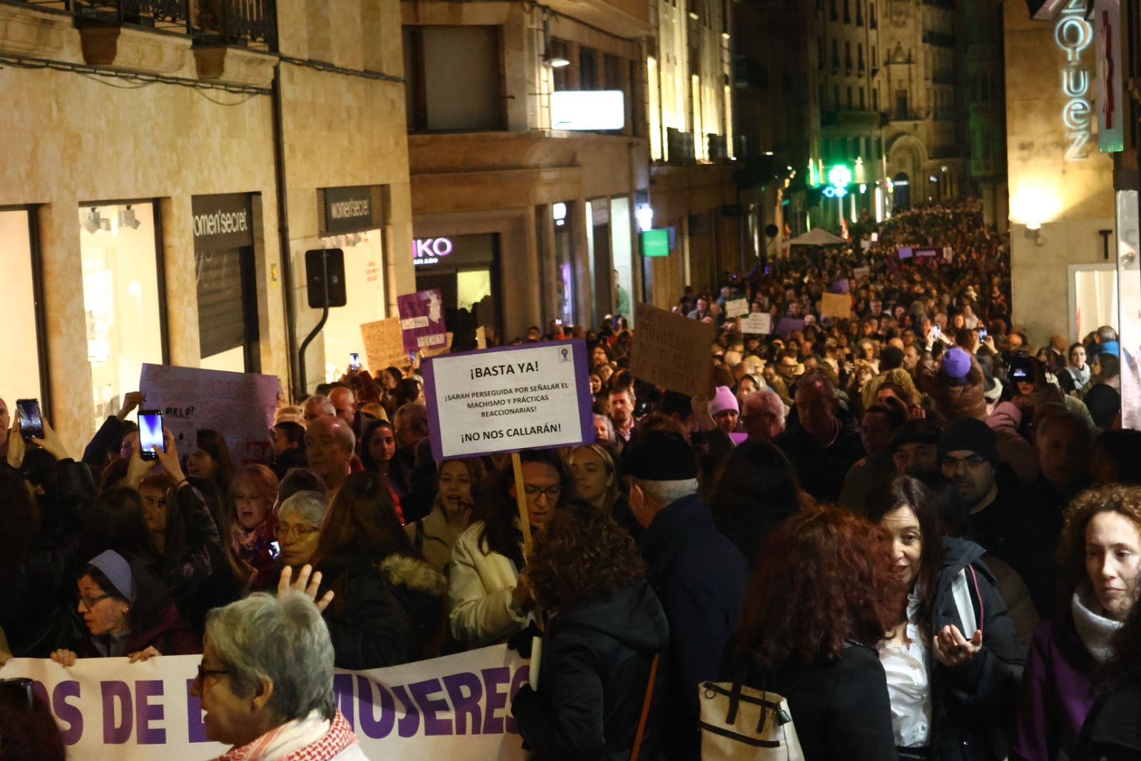 Manifestación por el 8M en Salamanca