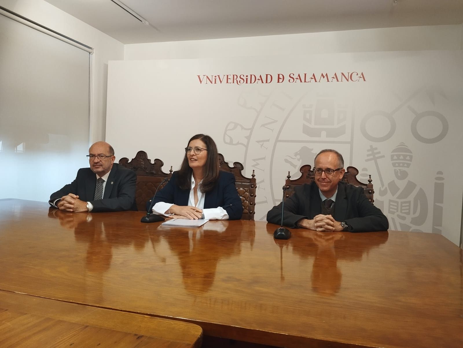 David Díez, María Teresa Rodríguez Conde y José Luis Mateos Roco