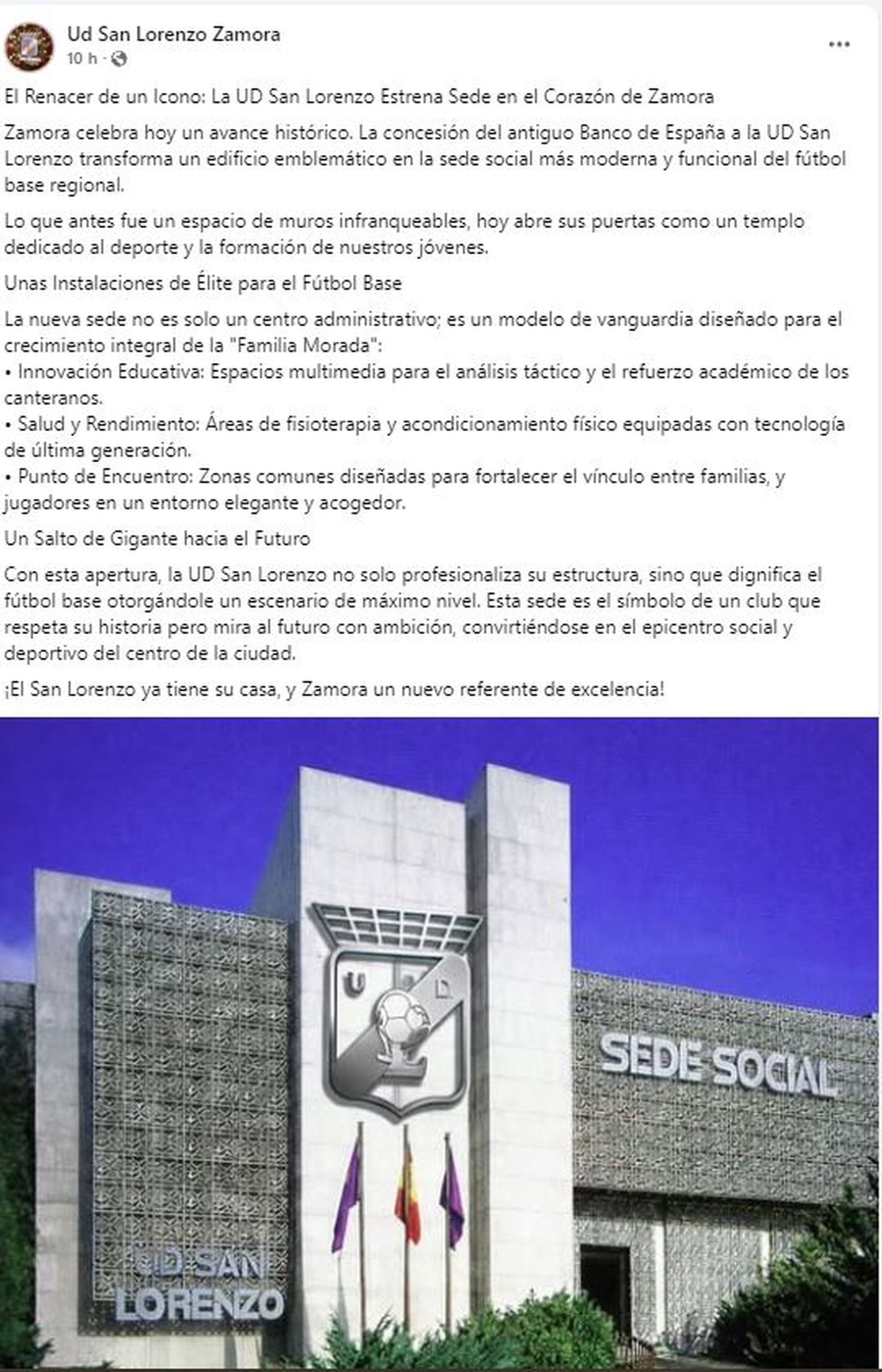 UD San Lorenzo en el Banco España