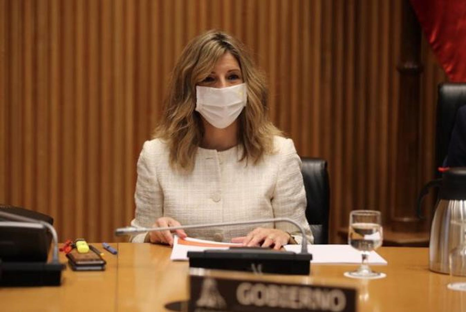 La ministra de Trabajo, Yolanda Díaz, en el Congreso / MINISTERIO DE TRABAJO