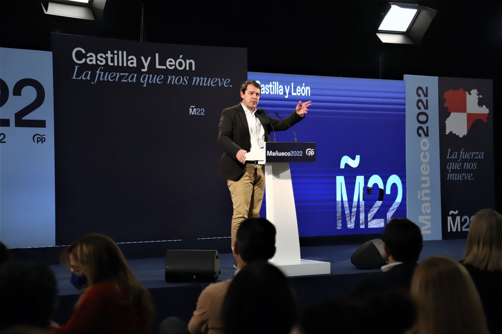 Mañueco en un acto de campaña en IFEZA Foto: María Lorenzo