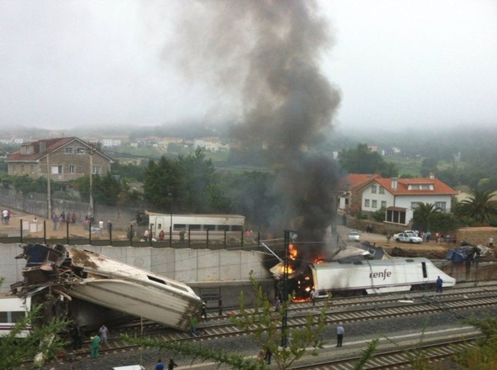 Imagen del accidente. EuropaPress Imagen del accidente. EuropaPress